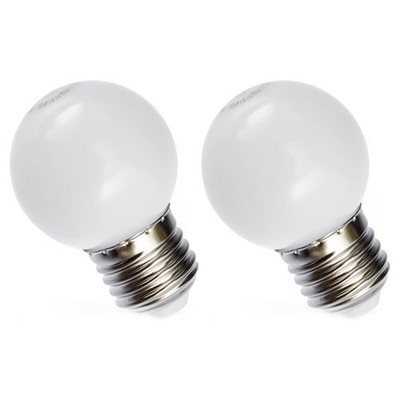 Spectrum E27 LED Lampe 1W 55lm 6000K Kaltweiß 230V 2 Stück