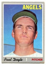 1970 Topps #277 Paul Doyle ROOKIE Baseball Card - California Angels