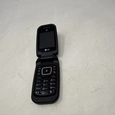 LG True B470 / B 470 - Black and Gray ( AT&T ) Cellular Flip Phone Tested Works!