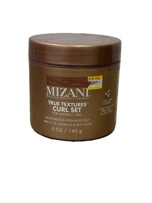 Mizani True Textures Curl Set 5 oz Moisturizing High Hold Jelly Apricot Jojoba