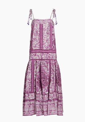 chinese dress ladies Lilac Sweet Garden Maxi Dress – FARM Rio