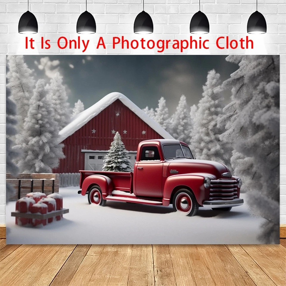 Weihnachten Hintergrund Stoff Party Neujahr Vintage Roter Kinder Fotost6913 - Bild 2 von 4