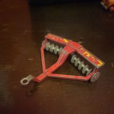 Vintage Meccano Dinky Toys Disc Harrow Diecast Farm Implement Model Suit Tractor