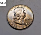 1949 Franklin Half Dollar ~ Gem BU (Full Bell Lines - FBL) Toned ~ (ZH740)