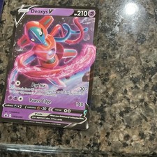 Pokémon Deoxys V SWSH266 Promo Card & Collectible Card Lot English Regular