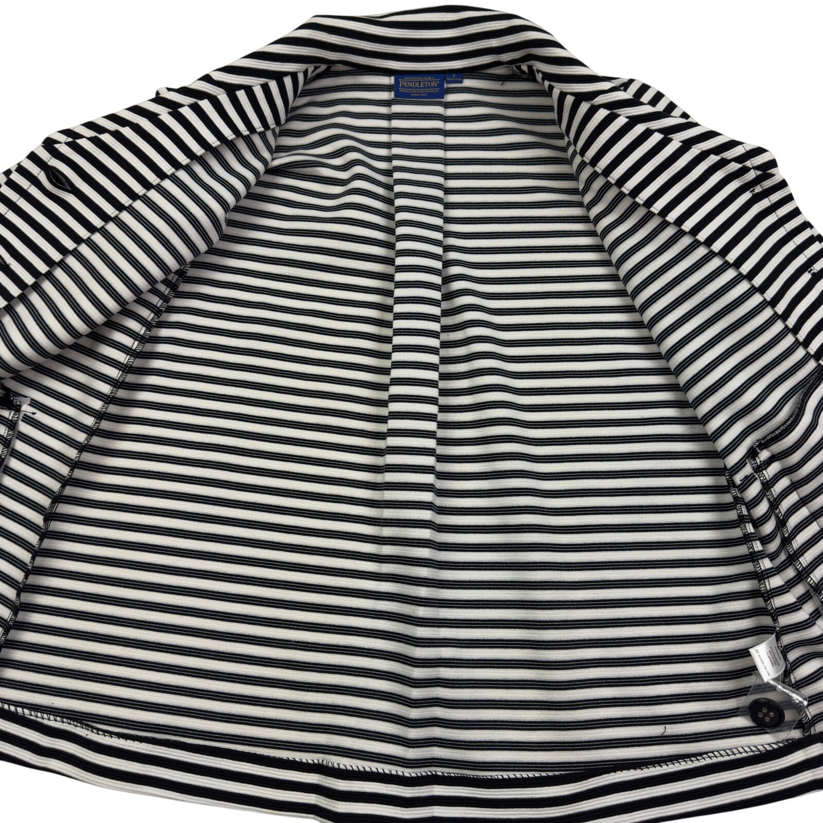 Pendleton Cotton Blend Striped Retro Button-Front… - image 4