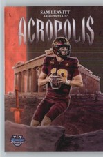 Sam Leavitt Arizona State Sun Devils 2025 Bowman University Chrome Acropolis