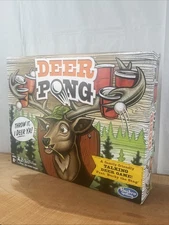Hasbro F15835X00 Deer Pong Game, Features Talking Deer Head, Music, New, OpenBox