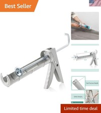 Bates- Caulking Silicone Gun, 10:1 Thrust Ratio, Hand Caulking Guns, No Drip