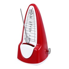 Mechanical Metronome Musical Timer for Piano Guitar,Dark Red