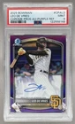 8148 Leo De Vries 2025 Bowman #CPA-LD Purple Chrome Prospect Auto /250 PSA 9