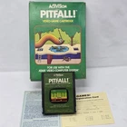 Pitfall Atari 2600 With Box And Papers 1982 Activision UNTESTED NO MANUAL Green
