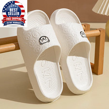 Summer Fashion Men'S Slippers Printting Little Bear Sandals Indoor Bathroom Non-