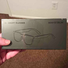 AI Smart Glasses Hi-Fi Audio Translation Wireless USB Connectivity
