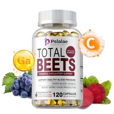 Total Beets 2060mg - Betaine Nitrate- Healthy Circulation,Blood Pressure Support