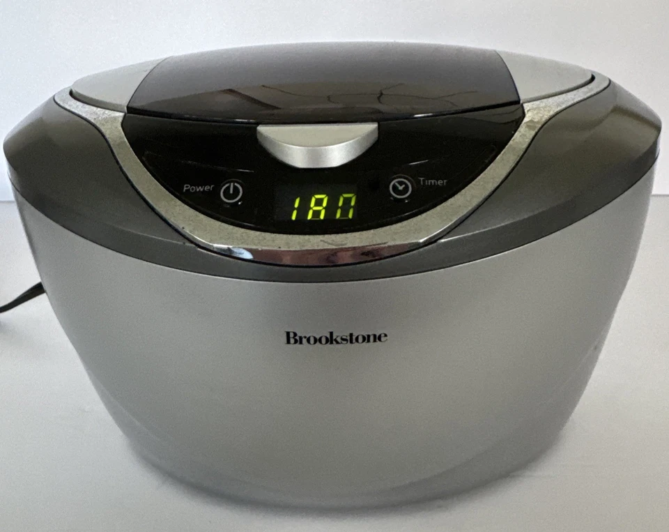 Jewelry Cleaner Brookstone Ultrasonic Model CD-2840 Tested And Works - Image 2 of 4