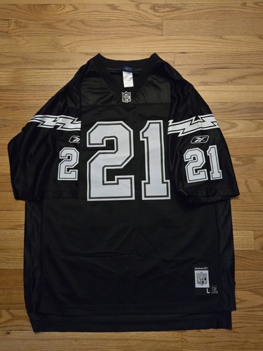 Reebok Ladainian Tomlinson San Diego Chargers Jersey Black Alternative Sz L - Picture 2 of 7