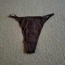 Skims Cocoa Mesh Thong, Size 2X NWT