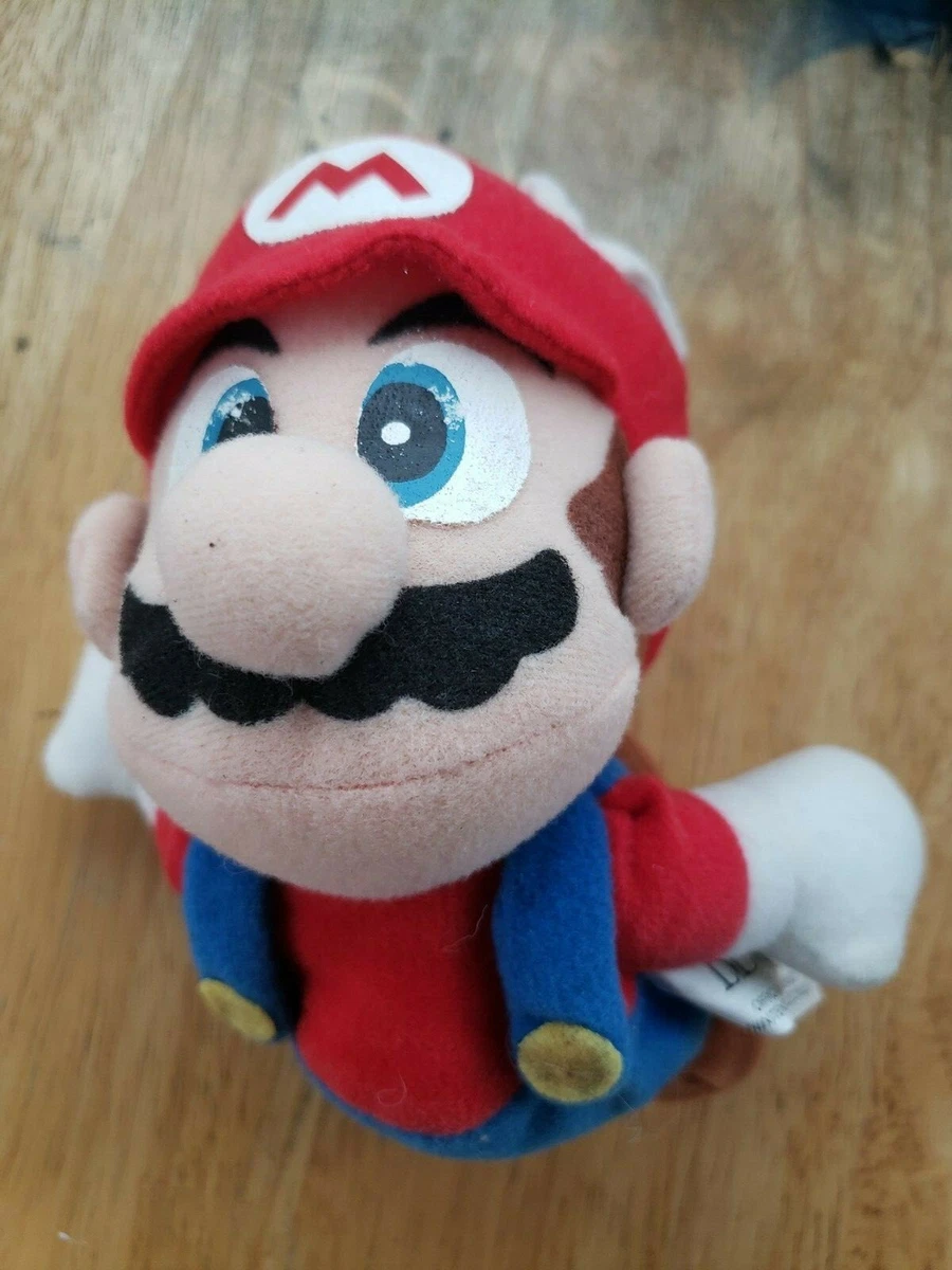 Vintage 1997 BD A Nintendo Super Mario 64 Mario Bean Bag Plush