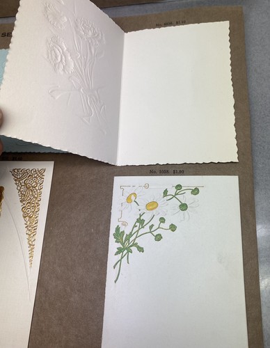 Antique 1913 Menu Program Greeting Card Salesman Sample Stationary Lot - Picture 6 of 8