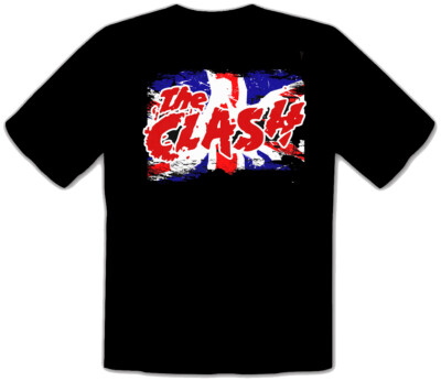 The Clash Rules Rock Music Schwarz T-SHIRT -088