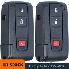 2x MOZB31EG For 2004 2005 2006-2009 Toyota Prius Smart Prox Remote Key Fob
