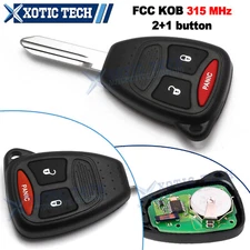 OEM Uncut Remote Key Fob 3 Button for 2006-2008 Dodge Ram 1500 2500 3500 FCC KOB