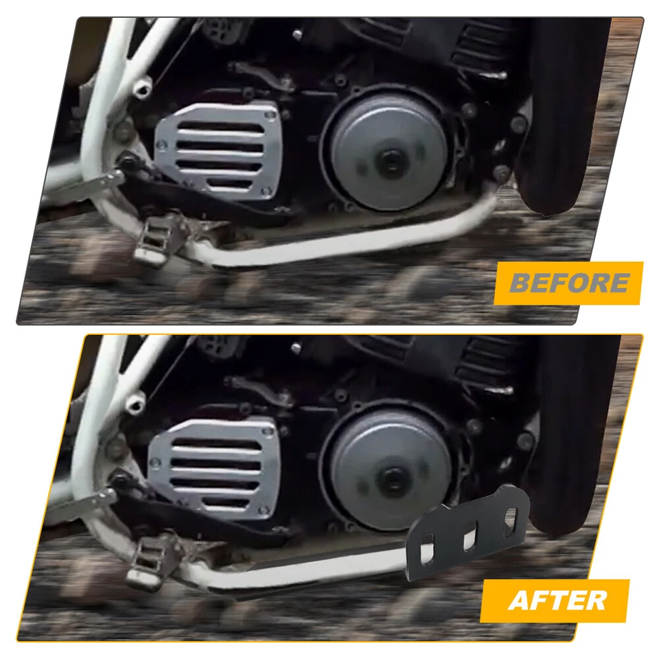 Protector de placa de deslizamiento apto para motocicleta Husqvarna WR 250/400/430 1984-1988 Foto 3 de 4