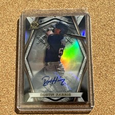 2022 Bowman Draft Dustin Harris Invicta Auto 60/99 #BI-22 Rangers