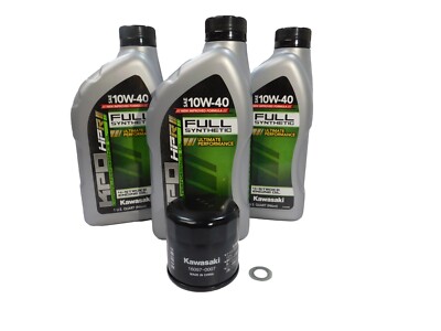 2005-2026 Kawasaki Brute Force Teryx OEM Full Synthetic Oil Change Kit KAW108