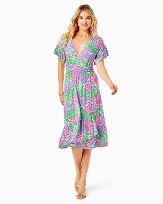 lilly pulitzer juliet ruffle midi dress Lilly Pulitzer | Dresses | Lilly Pulitzer Juliet Ruffle Midi Dress M