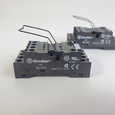 Finder Screw Terminal Socket 94.74.0 10A 300V Relay Socket PACK OF 2