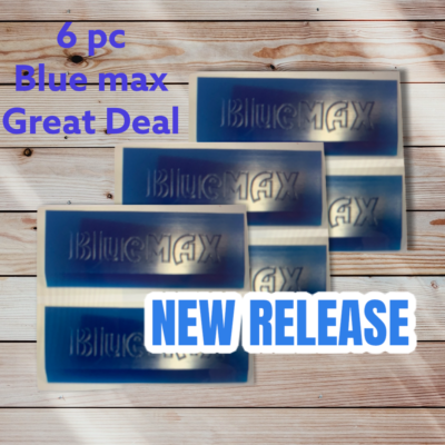 Lot De 2 Raclettes En Caoutchouc Bleu Max - Pour Pose Et Nettoyage De Film Teinté Auto - Outil Applicateur