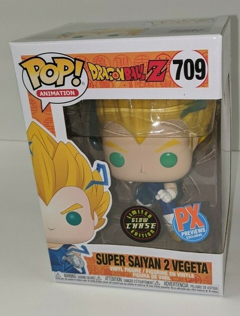 Funko Pop! Animation: DragonBall Z - Super Saiyan 2 Vegeta (Chase) (Glow in the Dark) Vinyl