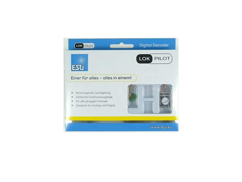 ESU H0 digital Decoder LokPilot 5 DCC NEM652 8 pin 59620 neu OVP