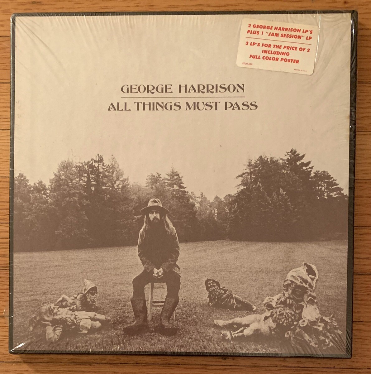 GEORGE HARRISON all things must pass vintage sealed 3LP hype