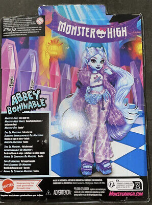 Boneca Abbey Bominable Monster High G3 Básica Importada - R$ 549,9