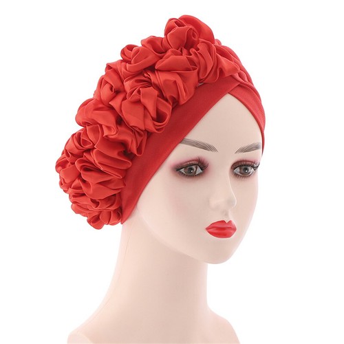 New Braid Turban Head Wrap African Women Cap Hijab Bonnet Hat Auto Gele Headtie - Picture 139 of 282