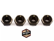 Samix SCX24 Brass Hex Adapter (4) (3mm) SCX24-4063-3