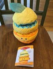 Melissa Doug Multi-Sensory Pineapple Soft Infant Stacking Toy