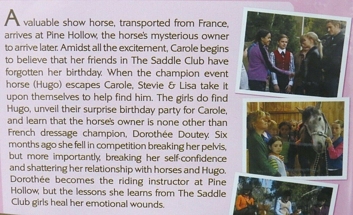 The Saddle Club - Horse of a Different Color NEW! DVD,Movie ,Pine