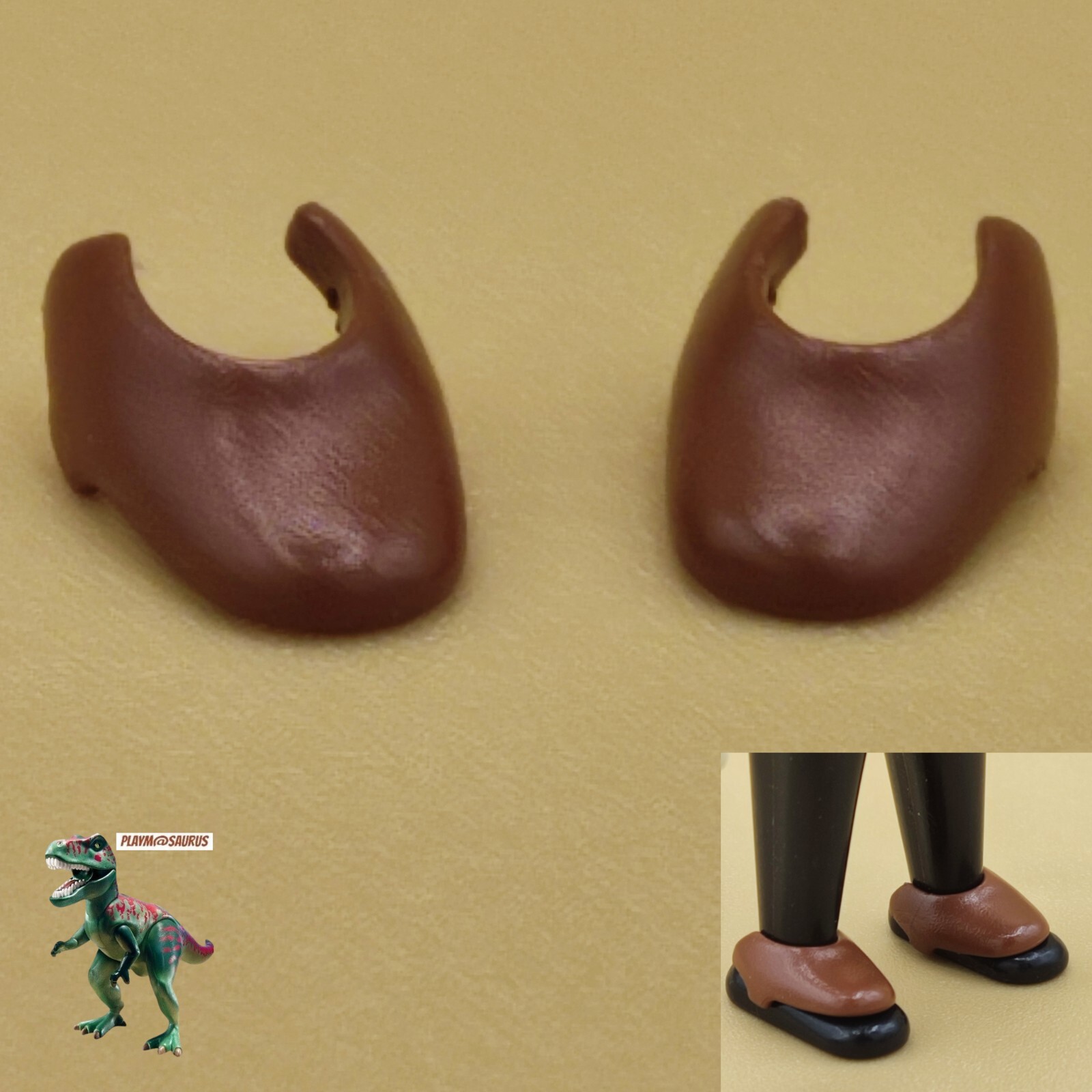 Playmobil cubre zapatos-caballero victoriano-polainas-zapatos elegantes-mocasin