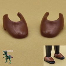 Playmobil deckt Schuhe-Viktorianischer Ritter-Gamaschen-elegante Schuhe-Mokassin