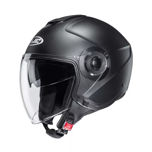 HJC I40 GLOSS BLACK URBAN OPEN FACE MOTORCYCLE SCOOTER HELMET