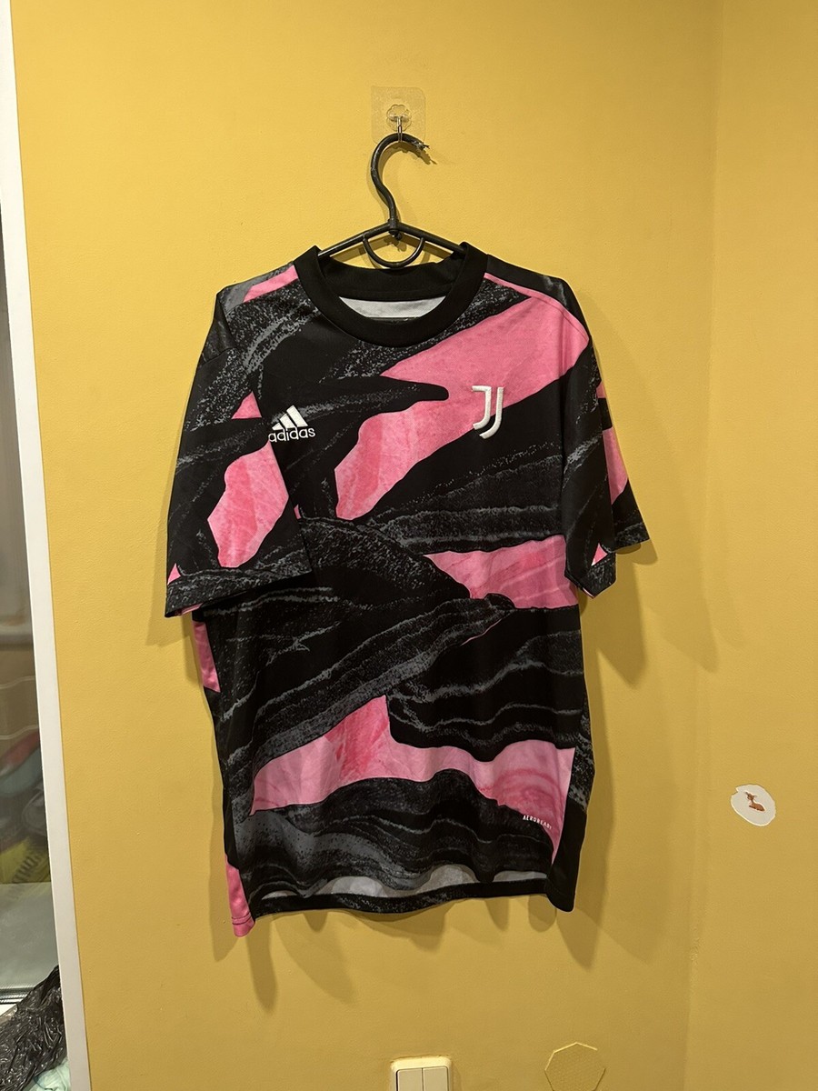 adidas ユベントス トレーニングウェア上下XL ピンク Adidas Juventus Soccer Training Jersey 2020/21 Black Pink