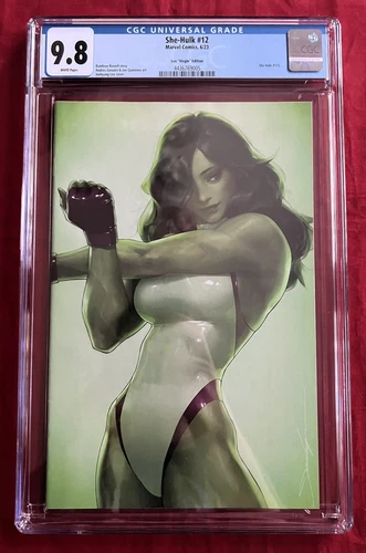 She-Hulk #12 Jeehyung Lee 1:100 "Virgin" Variant Cover CGC Blue Label 9.8 Marvel