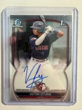K243,148 - 2023 Bowman Chrome Prospect Autographs #CPAVI Victor Izturis Auto