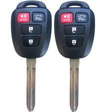 2 Key Fob Remote For 2013 2014 2015 2016 2017 2018 Toyota Rav4 Hyq12bdm H Chip