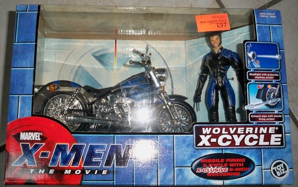 Wolverine X-cycle & Figure Marvel X-men The Movie by Toy Biz Wolverine X-cycle & Figure Marvel X-men The Movie by Toy Biz