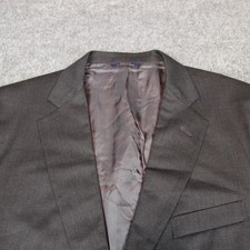 Brooks Brothers Madison Sport Coat Blazer 42L Gray Estrato Trabaldo Togna Italy